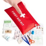 Trousse de premiers secours, mini kits de survie petite trousse de survie d'urgence 12 pack sac de m�dicale ...