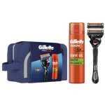 Trousse de toilette proglide, rasoir + 2 recharges et gel de rasage