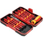 Trousse tournevis electricien 13pcs 1000v tournevis isol�s set avec outils de r�paration �lectricien ...