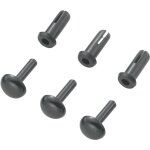 Tru components - tc - srr - 380k203 tc - 10820816 rivet � expansion � du trou 3 mm noir 1000 pc(s) d735712 ...