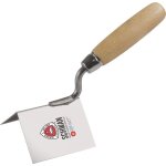 Truelles d'angle extrieur b. 60mm inox 90 degrs swan (par 10)
