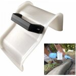 Truelle � pl�tre, 1 pi�ce, outils de construction, truelle � ciment, bordure de pl�tre, outil de bordure ...