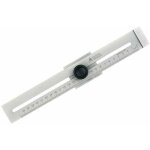 Trusquin r�gle de marquage en acier inoxydable, r�gle m�tallique, plage de mesure 250mm, paquet de 1