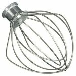 Tte de fouet de rechange en acier inoxydable. compatible avec kitchenaid k45ww ksm150 ksm160 k45 ksm90 ...