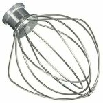 Tte de fouet de rechange en acier inoxydable. compatible avec kitchenaid k45ww ksm150 ksm160 k45 ksm90 ...