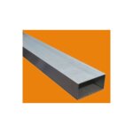Le roi du fer - tube aluminium rectangulaire 6060 - 1 metre, dimension - 60 x 40 mm, epaisseur 2 mm