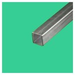 Tube carr� inox 40x40mm epaisseur - 1, 5 mm, longueur - 0. 5 m�tre