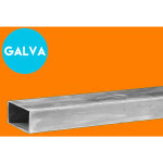 Tube rectangle en acier galvanisé - 40x20mm et 2mm d'épaisseur - longueur de 2m (200cm). Tube rectangle en acier galvanisé - 40x20mm et 2mm d'épaisseur - longueur de 2m (200cm).