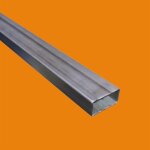 Le roi du fer - tube rectangulaire inox 304 / 304l - 3 metres, dimension - 100 x 40 mm, epaisseur 2 mm ...