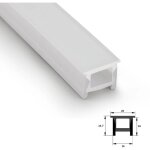 Efectoled - profil� n�on sflex 20x16 courbe verticale pour rubans led ip20 jusqu'� 12 mm 5 m