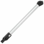 Tube telescopique noir en aluminium pour aspirateur balai air force rowenta