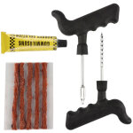 Tubeless auto kit r�paration pneu kit avec manche en t grasper et bande en caoutchouc crevaison pneu ...