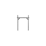 Tubesca - comabi - demi - cadre r40 en aluminium - hauteur 1, 00m - pour �chafaudage r200 / m368 - r�f: ...