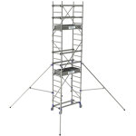 Tubesca comabi - echafaudage roulant 2 plateaux - hauteur travail max. 7. 85m - 26402460