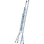 Tubesca - comabi - �chelle coulissante � corde 3 plans ? aluminium platinium 500 ? longueur 7 � 13 m ...