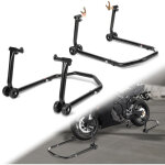 Tubiaz support b�quille de moto pneu avant arri�re l�ve moto arri�re sur roulettes avec adaptateurs caoutchouc ...