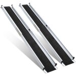 Tubiaz - swanew 2x rampe pour fauteuil roulant rampe de chargement pliable alu surface antidérapante ... Tubiaz - swanew 2x rampe pour fauteuil roulant rampe de chargement pliable alu surface antidérapante ...