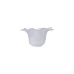 Tulipe en verre sonia 16x9. 5cm ouverture 5cm