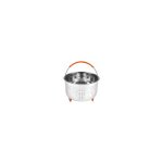 Panier à vapeur en acier inoxydable panier à vapeur instantané avec poignée recouverte de silicone cuisson ... Panier à vapeur en acier inoxydable panier à vapeur instantané avec poignée recouverte de silicone cuisson ...