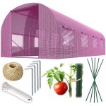 Tunnel de jardin 2, 5 x 4 m (10 m�) rose plonos