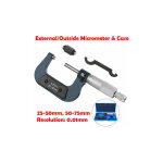 Mowze - 25 - 50 mm mtrique externe / micromtre extrieur, mesure et botier