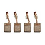 4 pcs convient pour la brosse  charbon makita cb - 440, compatib makita bdf 452 rfe, bhp 440 rfe, bdf ...