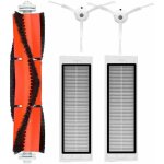 Lot de 5 accessoires pour aspirateur xiaomi roborock mi robot s50 s51 s55 s5 s6 - filtre de rechange ...