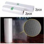 Tuserxln - lot de 6 rouleaux 20x500cm + 28x500cm sac sous vide gaufr� alimentaire appareil
