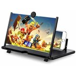 Tuserxln - amplificateur d'�cran de t�l�phone portable, loupe d'�cran retirable 3d haute d�finition avec ...