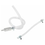 Jormftte - kit purge frein moto seringue aluminium et pvc tuyau de purge de frein moto bleeder pompe ...