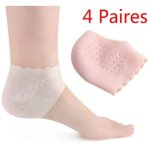 Tuserxln - protege talon silicone, talon en gel manches respirant, hydratant protecteur de soin pour ...