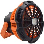 Tuserxln - ventilateur portable silencieux avec rechargeable batterie lumi�re led, ventilateur camping ...