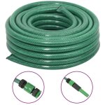 Tuyau d'arrosage avec jeu de raccords vert 0, 9' 50 m pvc