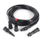 Tuyau d�boucheur canalisation 20m 4 adaptateurs pour nettoyeur de haute pression 160bars - xpotool