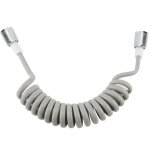 Basetbl - tuyau de douche flexible à ressort abs pour plomberie, toilettes, bidet, pistolet pulvérisateur, ... Basetbl - tuyau de douche flexible à ressort abs pour plomberie, toilettes, bidet, pistolet pulvérisateur, ...