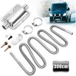 Tuyau d'chappement pour groupes lectrognes 300 cm silencieux d'chappement en inox pour chauffage ...