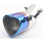 Tuyau d'chappement silencieux embout de silencieux d'chappement de voiture universel en acier inoxydable ...