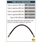 Tuyau haute pression pour lubrificateurs de chenilles en acier recouvert de pvc 500 mm Tuyau haute pression pour lubrificateurs de chenilles en acier recouvert de pvc 500 mm