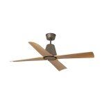 Faro barcelona - typhoon m ventilateur sans brun clair / bois pour ext�rieur 34106