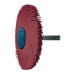 Brosse - disque radiale sunburst d. 76 mm granulation 220 rouge 10 000 min - ¹ Brosse - disque radiale sunburst d. 76 mm granulation 220 rouge 10 000 min - ¹