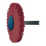 Brosse - disque radiale sunburst d. 51 mm granulation 220 rouge 10 000 min - 