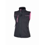 U - power - gilet de travail sans manches saturn femme - gris / fuchsia 3xl U - power - gilet de travail sans manches saturn femme - gris / fuchsia 3xl