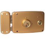 Serrure applique horizontale a fouillot 9mm tirant gauche ucem 4125sf