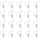 20pcs cage porte ressort crochet mtal doigt ressort crochet de verrouillage pour la fixation de lapin ...