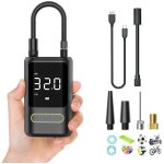 Ugreat - 4000mah mini pompe � air �lectrique, compresseur � air portatif gonfleur pneus sans fil 150psi ...