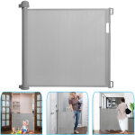 Uisebrt barrière de sécurité rétractable 0 à 150 cm, barrière de sécurité escalier pour bébés enfants ... Uisebrt barrière de sécurité rétractable 0 à 150 cm, barrière de sécurité escalier pour bébés enfants ...