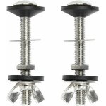 Ulisem de 2 boulons de rservoir de chasse d'eau en acier inoxydable, fixation universelle pour cuvette ...