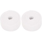 Ulisem lot de 2 rouleaux de plinthes souples autocollantes en pvc - 38 mm x 3, 2 m - pour cuisine et ...