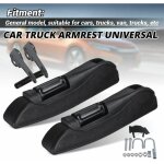 Ulisem - 2x accoudoir central de camion de voiture universel accoudoir rglable l + r 40cm