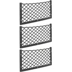 Lot de 3 filets de rangement pour voiture - 36 x 18 cm - haute élasticité, filet de rangement pour bagages, ... Lot de 3 filets de rangement pour voiture - 36 x 18 cm - haute élasticité, filet de rangement pour bagages, ...